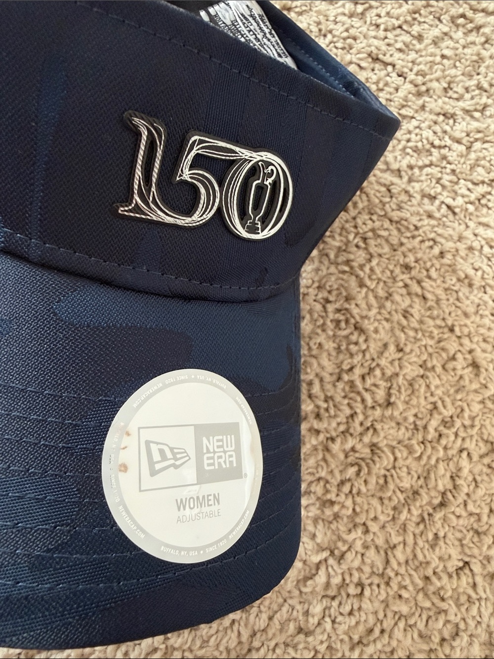 NWT | New Era The Open 150 St Andrews | Navy Golf Visor | Adjustable - Picture 6 of 6